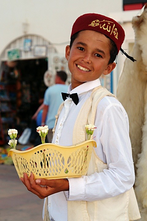 Tunisian boy at Yasm...