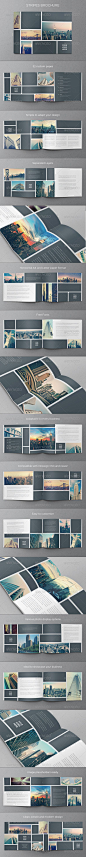 Real Estate Stripes Brochure - Brochures Print Templates