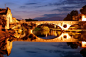 Mercatale Bridge on River Bisenzio, Prato, Tuscany - Italy