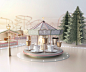 Nespresso Holiday Joy : For Nespresso's latest Holiday campaign, we designed and created a miniature fairground, complete with a coffee capsule ferris wheel, coffee cup carousel and an intricate machine maze. After we designed and built almost all of the 