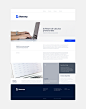 Bluecorp : We were asked to redesign Bluecorp's visual identity, along with their website and software UI look & feel.Bluecorp is an independent IT company with a twenty year track record in the social security accounting area.