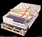 床垫解剖图  床垫 钢丝 面料  海绵  床架 木头 拉丝提丝  效果图 实用素材 PSD分层素材 源文件 300DPI PSD