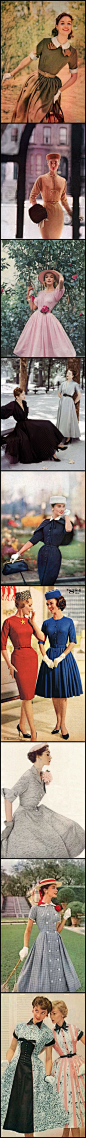 #女# #欧美# #1920s# 老照片 | 1950s 风尚。