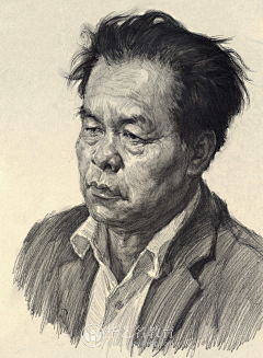 六萬采集到Portrait Drawing