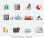 Finance icons - stock vector