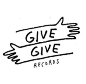 ✖ give give records / logo