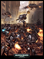 raven guard, johan grenier : For the emperor fellow humans!

I am very proud to share with you this artwork i did this year for games workshop.

Drawing space marines has always been one of my favorite thing. Here we are today, proudly purging xenos for t