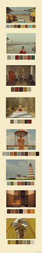 【设计师必看的配色方案】跟着电影学配色，韦斯·安德森（Wes Anderson）电影中独特的色彩美学总是让人惊艳不已！