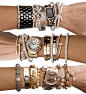 cartier bracelets - now that's how to stack bracelets need em' all