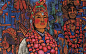 艳丽的色彩：藏族版画系列