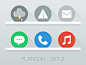 FLATICON - SET 2- by: westoy - ICONFANS专业界面设计平台