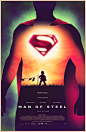 Man of steel poster by Barbeanicolas (1024×1574)