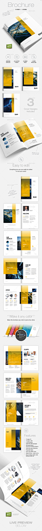 Brochure Template A4 and Letter - Slash - Corporate Brochures