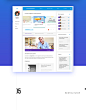 Web Design 2014 – 15 on Behance