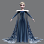 Elsa, jay jackson : I got the pleasure of working on Elsa for the "Olaf's Frozen Adventure" Christmas special. I was responsible for all of the look dev and grooming. Her dress was a challenge- we ended up using xgen to create every little hair 