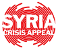 DEC Syria appeal logo by johnson banks
