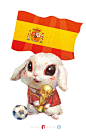 萌兔兔为世界杯带盐，你们都支持谁？