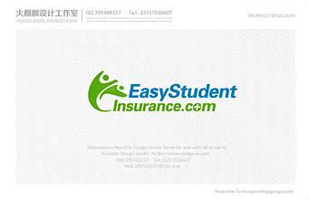 留学生医疗保险网站logo设计