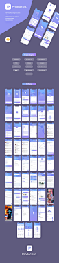 #APP模板#
优雅渐变app UI分类任务管理信息Sketch源文件分层设计模板