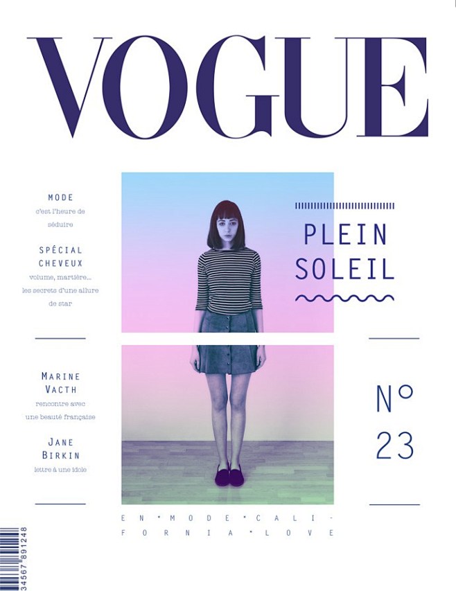 時尚有型的VOGUE雜誌編排 : Des...