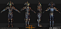 Total War: WARHAMMER II - Depth Guard, Danny Sweeney : "Depth Guard" units created for the "Curse of the Vampire Coast" DLC for Total War: WARHAMMER II.<br/>Bodies reworked from the Blood Knights by Samar Vijay Singh.