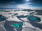 Turquoise Ice, Northern Lake Baikal, Russia（绿松石冰,贝加尔湖北部,俄罗斯）