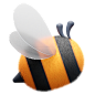 3D蜜蜂_Honey Bee 3D Illustration