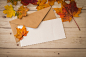 Letter and envelope with dry leaves decoration by Violeta Chalakova on 500px
