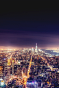 italian-luxury:

NYC, View from Empire State by Adrien Dessilly