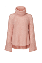 CALYPSO St. Barth Rose Quartz Turtleneck Sweater : Rent Rose Quartz Turtleneck Sweater by CALYPSO St. Barth for &#;3650 only at Rent the Runway.