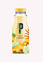 Porganic - organic lemonade branding and packaging design