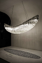 Murano glass pendant lamp , design by Raphaël Navot: 