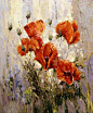Poppies. The artworks. Dzhanilyatii Antonio . Artists. Paintings, art gallery, russian art