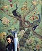 【 Chinoiserie风格的壁纸 】--- “ Chinoiserie中国风，是18世纪流行欧洲的艺术风格，迷倒了法国凡尔赛宫内所有的贵族。”