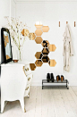 Copper Honeycomb Mirrors: 