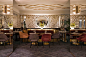 Polished Brass - Dining Room - Backsplash Tile - Paris Restaurant - Hospitality Design - Glam Style