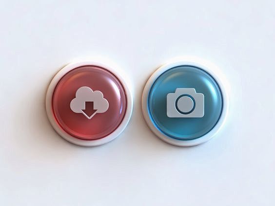 Glass Buttons - by W...