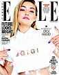 #杂志封面 Cover# ELLE Canada November 2015: Gigi Hadid登上封面