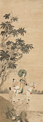 冷枚——《试马图》欣赏  |  <br/>清|冷枚，宫廷画家，(1669-1742)，字吉臣，号金门画史，山东胶州人，焦秉贞弟子。善画人物、界画，尤精仕女。所画人物工丽妍雅，笔墨洁净，色彩韶秀，其画法兼工带写，点缀屋宇器皿，笔极精细，亦生动有致。