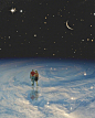 艺术家CollageSoul的系列复古拼贴画“宇宙漫游”。

(Ins: CollageSoul ) ​​​​