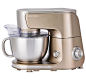 BERG 1000 WATT 4L ELECTRIC FOOD STAND MIXER WITH 4L Bowl, Splash Guard, Dough Hook, Whisk, Beater, Juicer, Blender, Food Processor, Meat Grinder, Coffee Mill (Champagne): Amazon.co.uk: Kitchen & Home