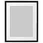 RIBBA 丽巴 画框 - 40x50 厘米 - IKEA : IKEA - RIBBA 丽巴, 画框, 21x30 厘米, , 根据空间条件，可以悬挂或直立放置，水平或垂直皆可。PH值中性装裱纸；不会使图片褪色。也可以不使用留边框，装入较大尺寸的图片。塑料保护罩，让画框使用起来更安全。
