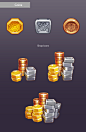 Coins Icons for Planet Gold Rush