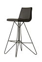 Bar chair / contemporary / in wood / lacquered wood - LIBELULA by Claire Davies - Indesign Living