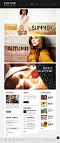 Template 41628 - Responsive HTML5 Fashion Website Template With Gallery Page