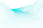 蓝色 网格 科技感 抽象 地面 装饰元素免抠png图片壁纸