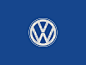 VW logo - 2018 flat design : refreshed flat design of the VW logo. 