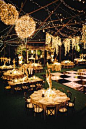 The lighting and decor at this wedding is crazy gorgeous!  See more of the wedding here: http://www.StyleMePretty.com/california-weddings/2014/05/16/elegant-bel-air-estate-wedding/ Photography: Docuvitae.com - Floral Design: BradAustin.com  Event Design -