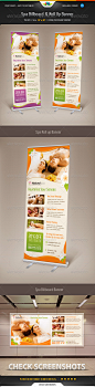 Spa Billboard & Roll Up Banner  - Signage Print Templates