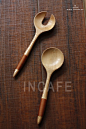 INCAFE |荷木餐勺（一套售） 木头勺子 创意 可爱（勺子有色差）